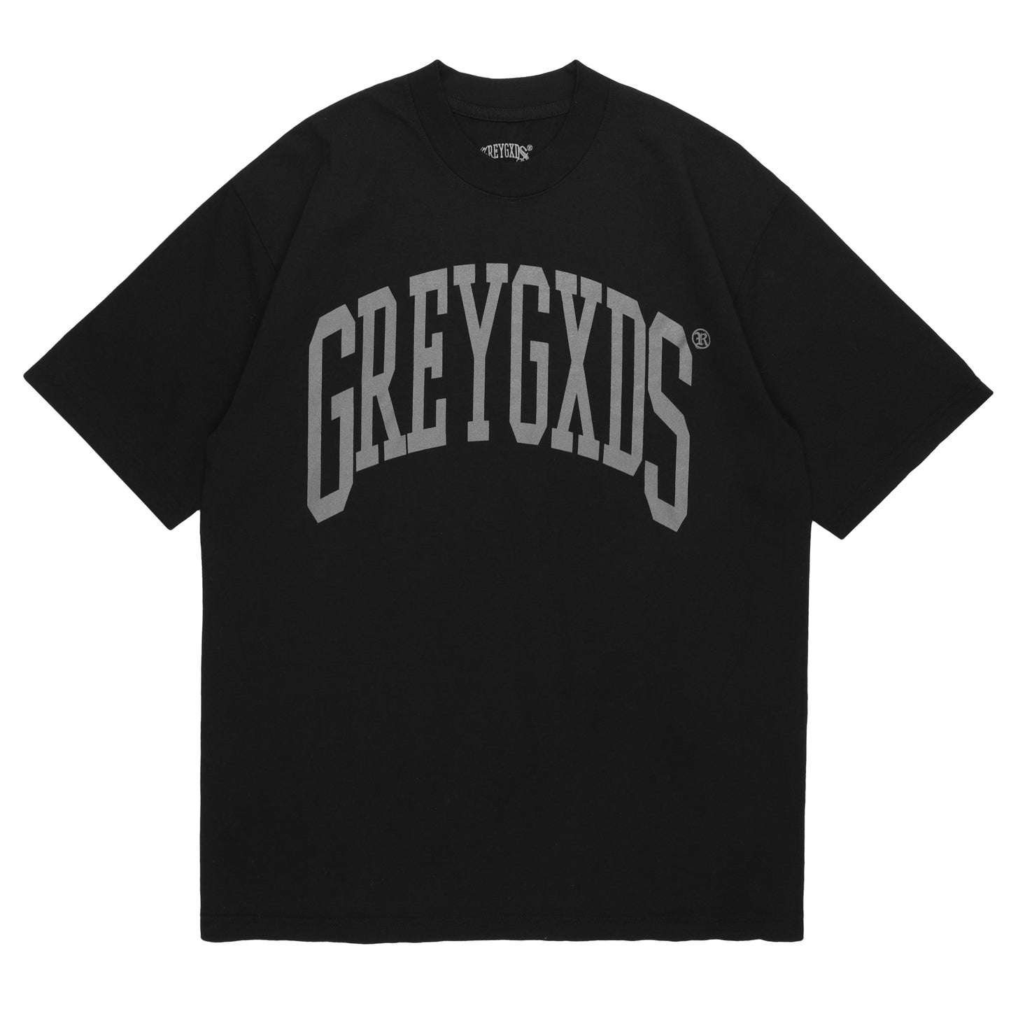 College Logo Tee - (Black)