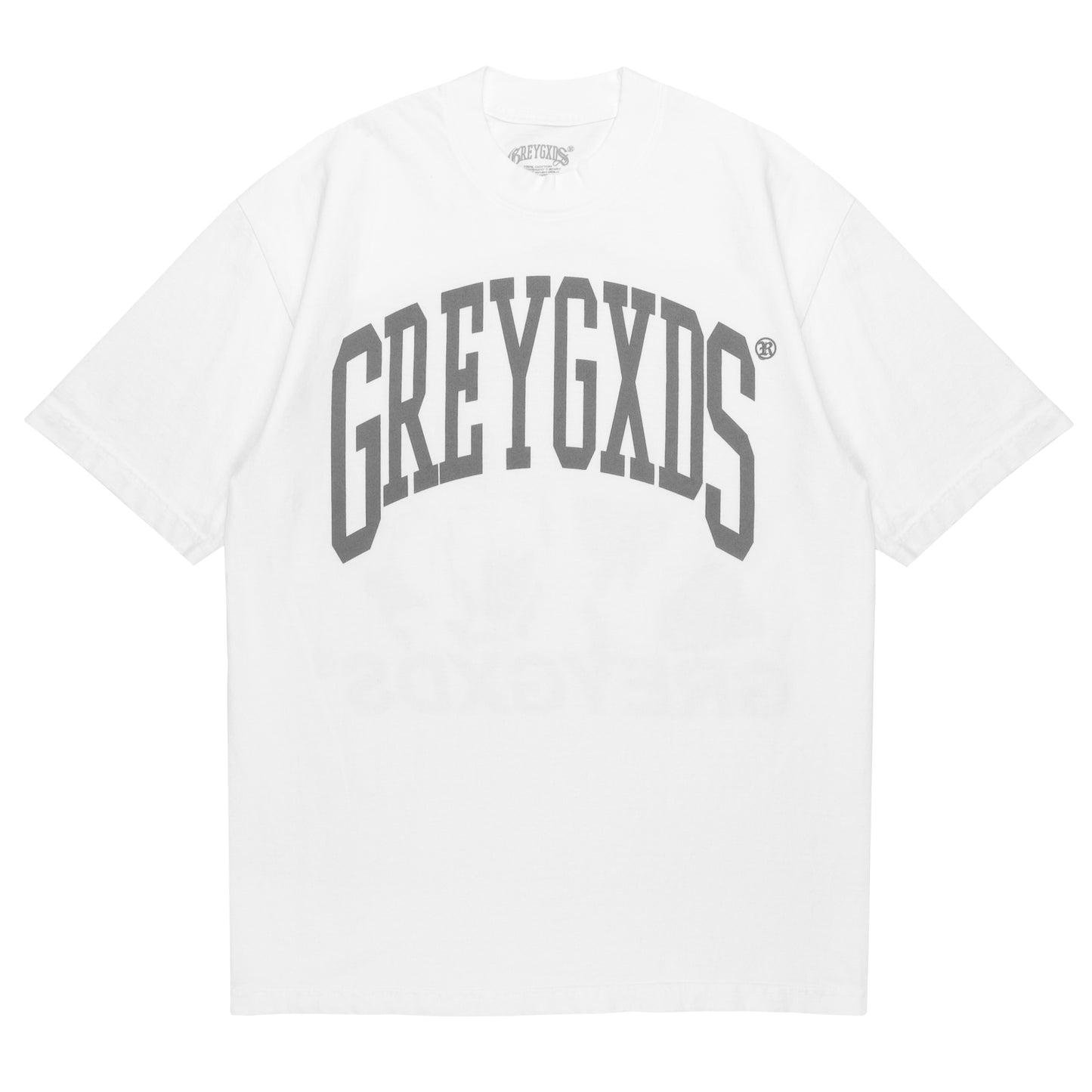 College Logo Tee - (White)