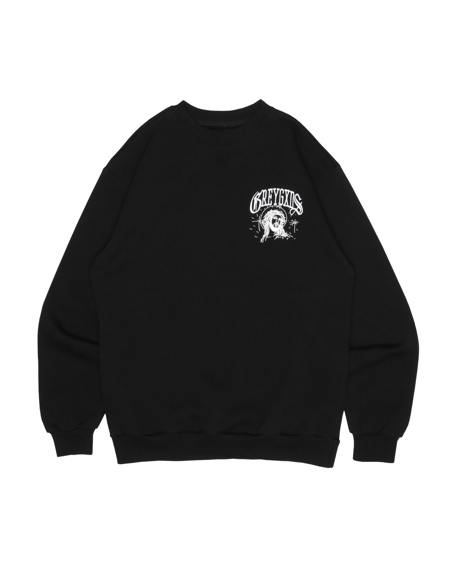 "Crucito" Crewneck Sweater - (Black)